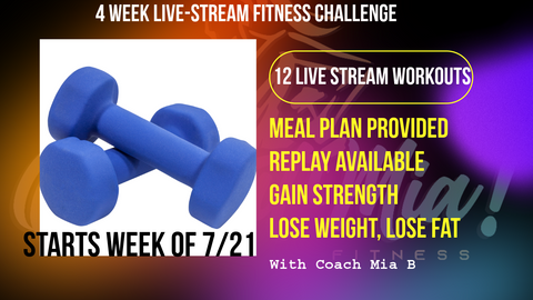 4 Week Live-Stream Fitness Challenge