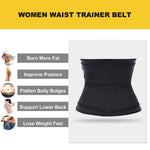 Waist Trainer w/Two Adjustable Front Belts